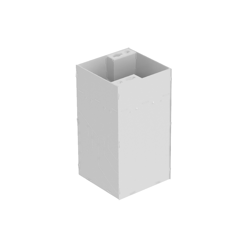 Gatic Slotdrain FacadeSlot Caja de Acceso para Fachada de 253 mm con Tapa Empotrada Galvanizada