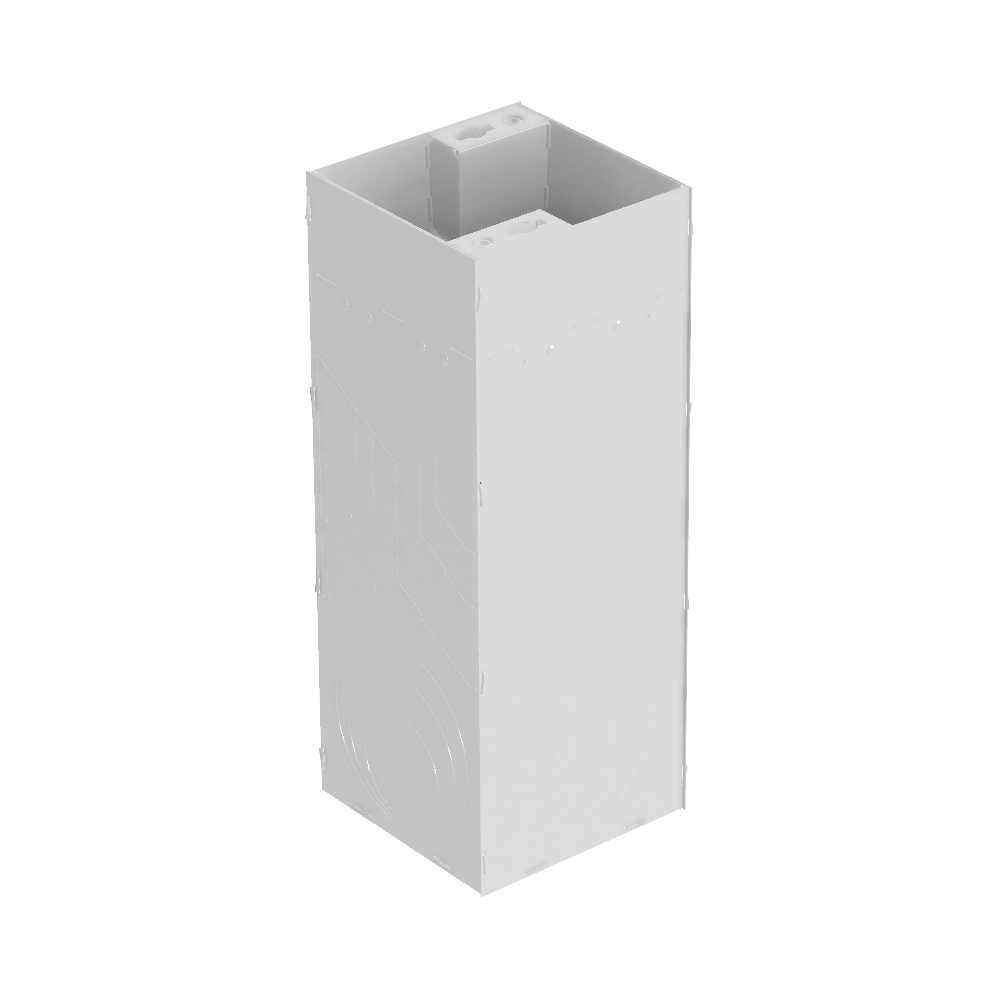 Gatic Slotdrain FacadeSlot: arqueta de salida para fachada de 253 mm con tapa empotrable galvanizada